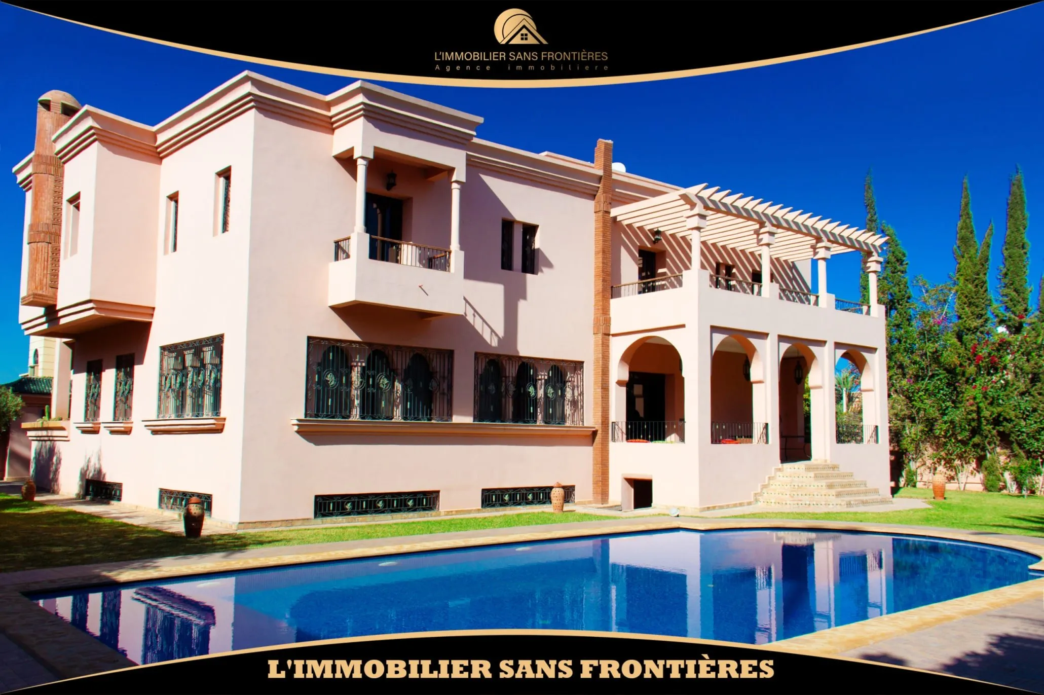Villa résidentielle à vendre à Targa, 1230 m², Marrakech - مراكش