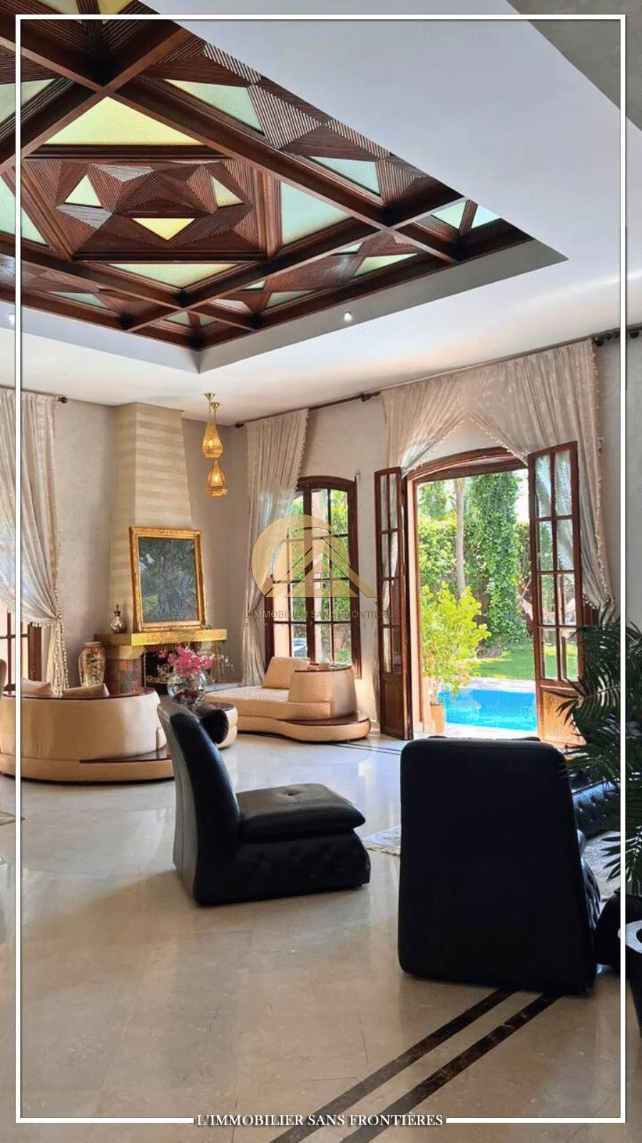 Villa à vendre à Boulevard Mohamed VI, Marrakech — Piscine privée — 1000m² - مراكش (3)