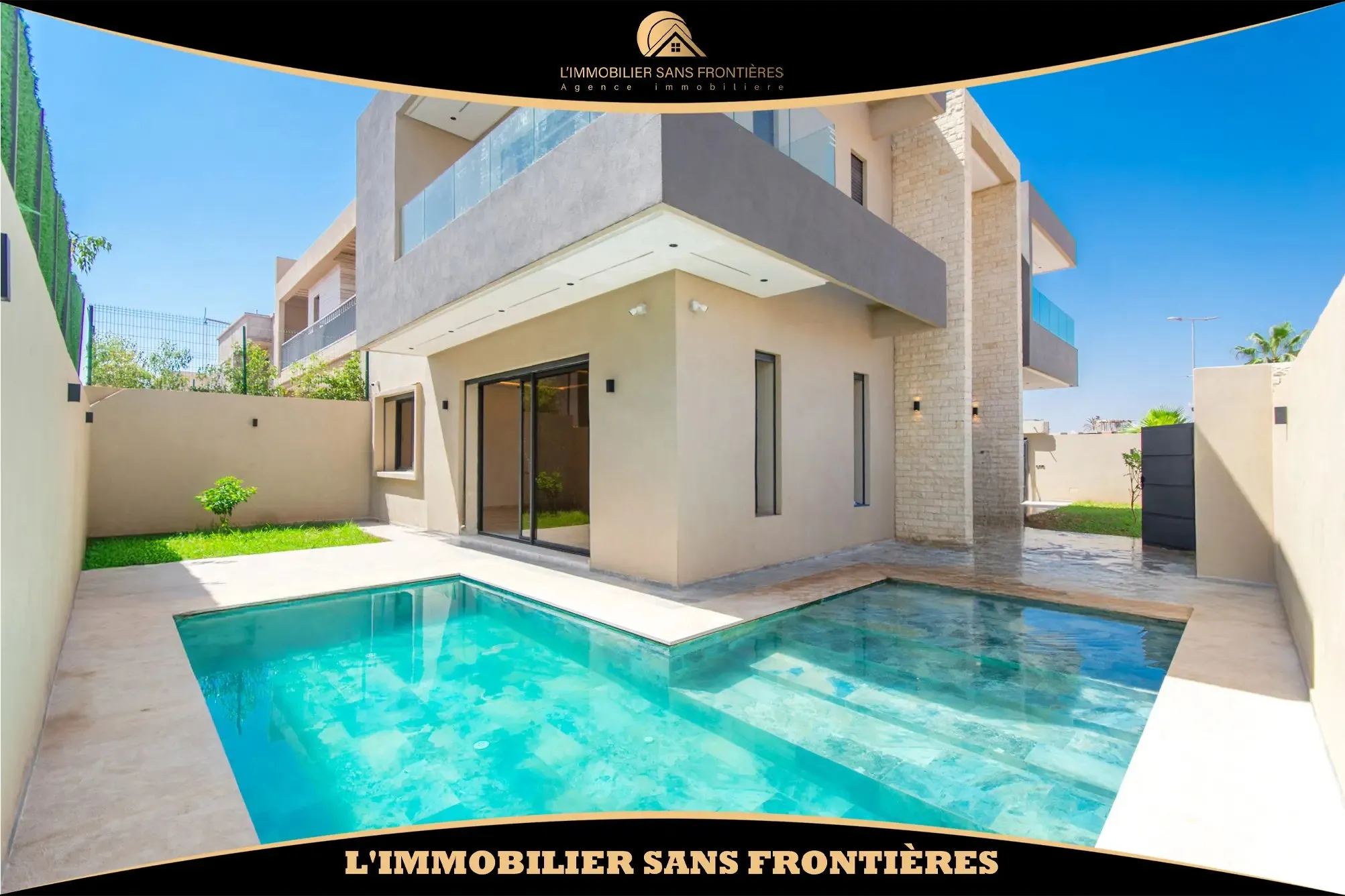 Villa vide avec piscine et jardin privé à vendre à Targa - مراكش