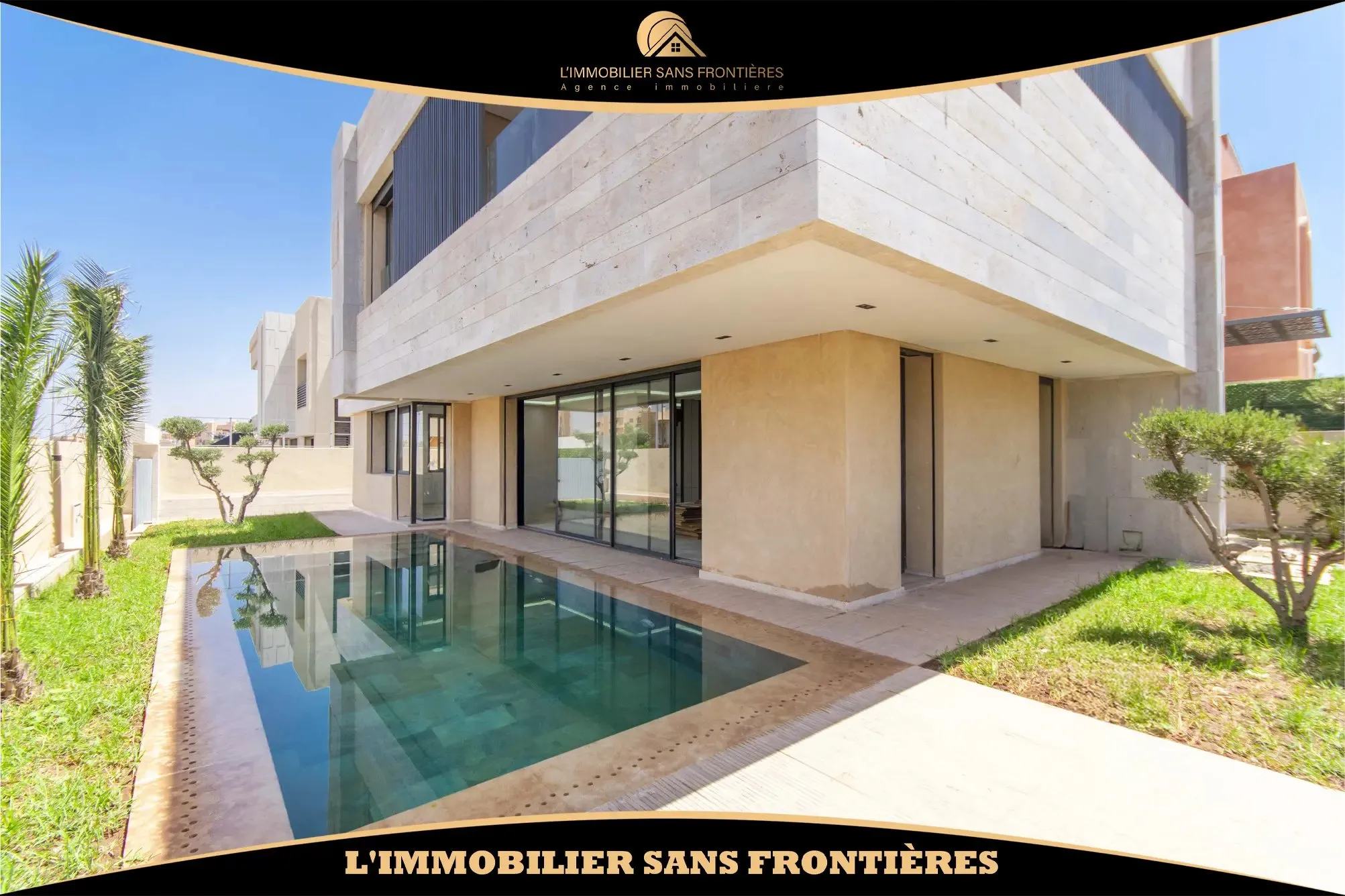 Villa vide avec piscine avec cascade à vendre à Targa - مراكش