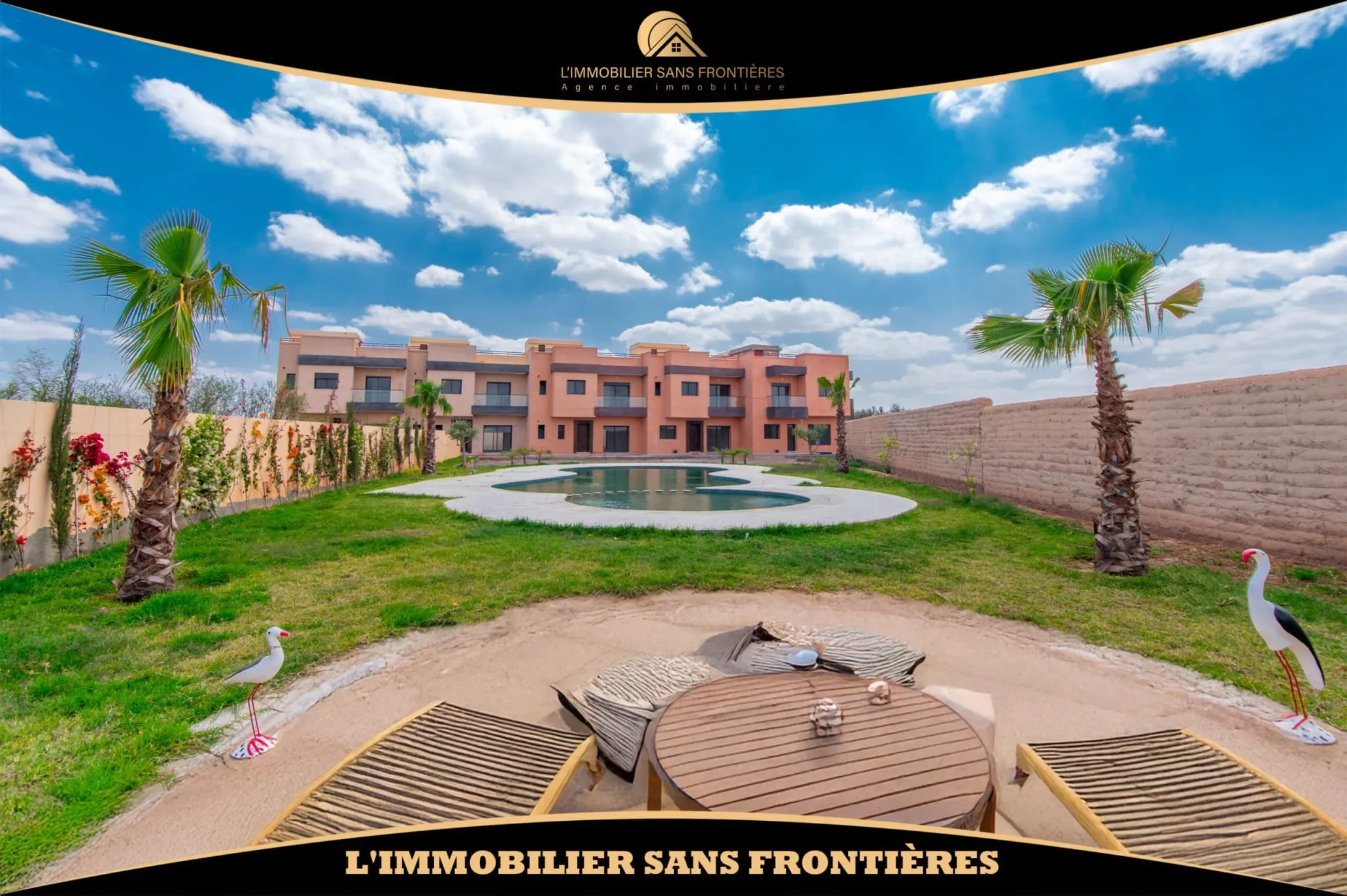 Projet de villas à vendre – 7 villas – Route de Fès km 8, Marrakech - مراكش