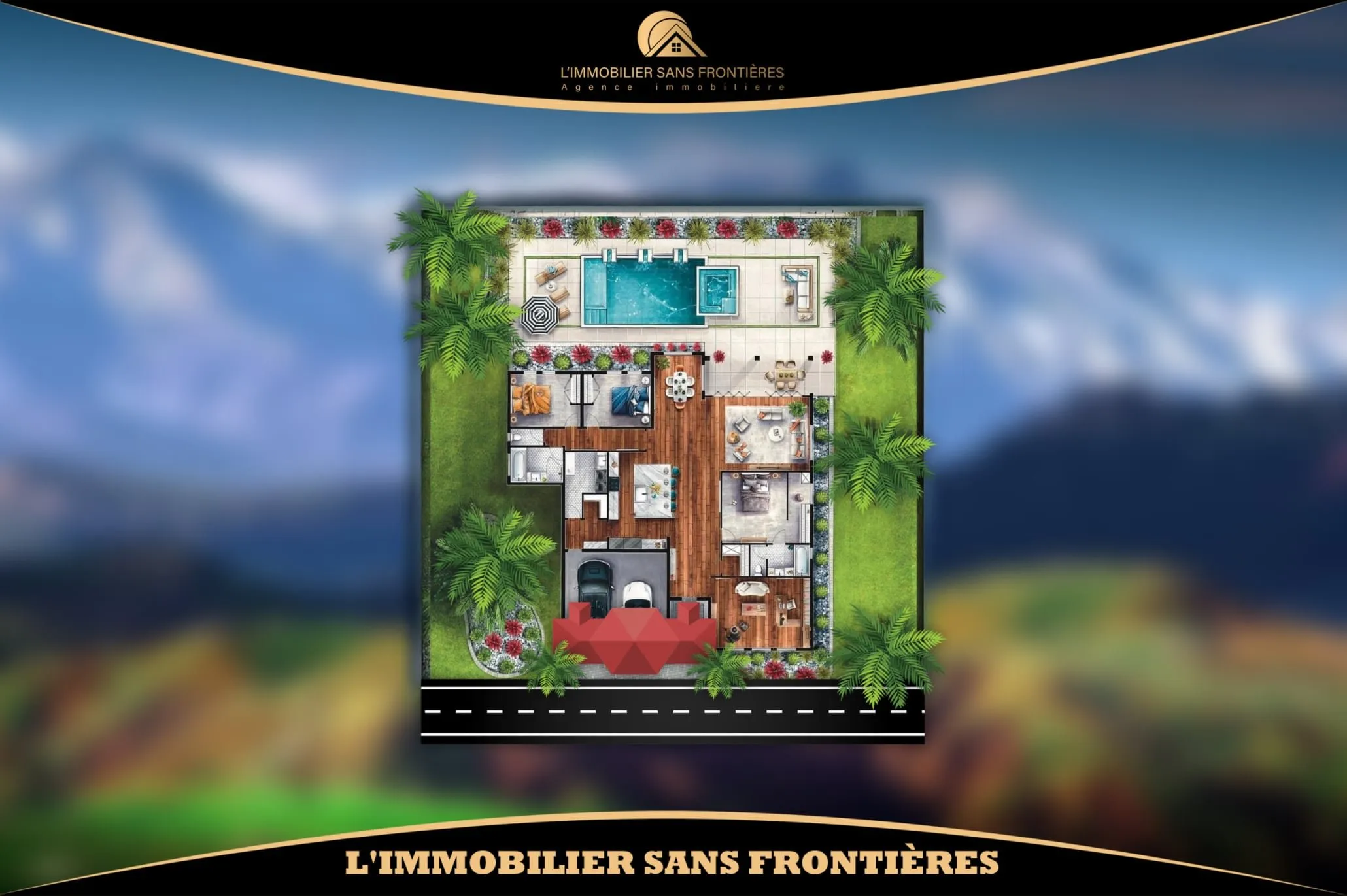 Terrain zone villa à Agdal, 555 m² + 8 000 DHS/m², Marrakech : à vendre - مراكش
