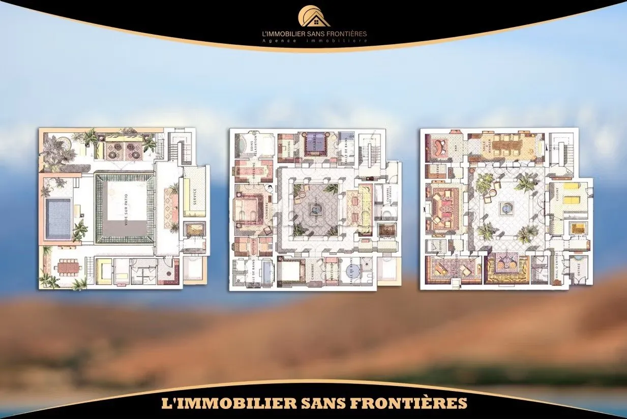 Terrain à vendre à Bab Doukala, Marrakech — Touristique — 1 hectare - مراكش