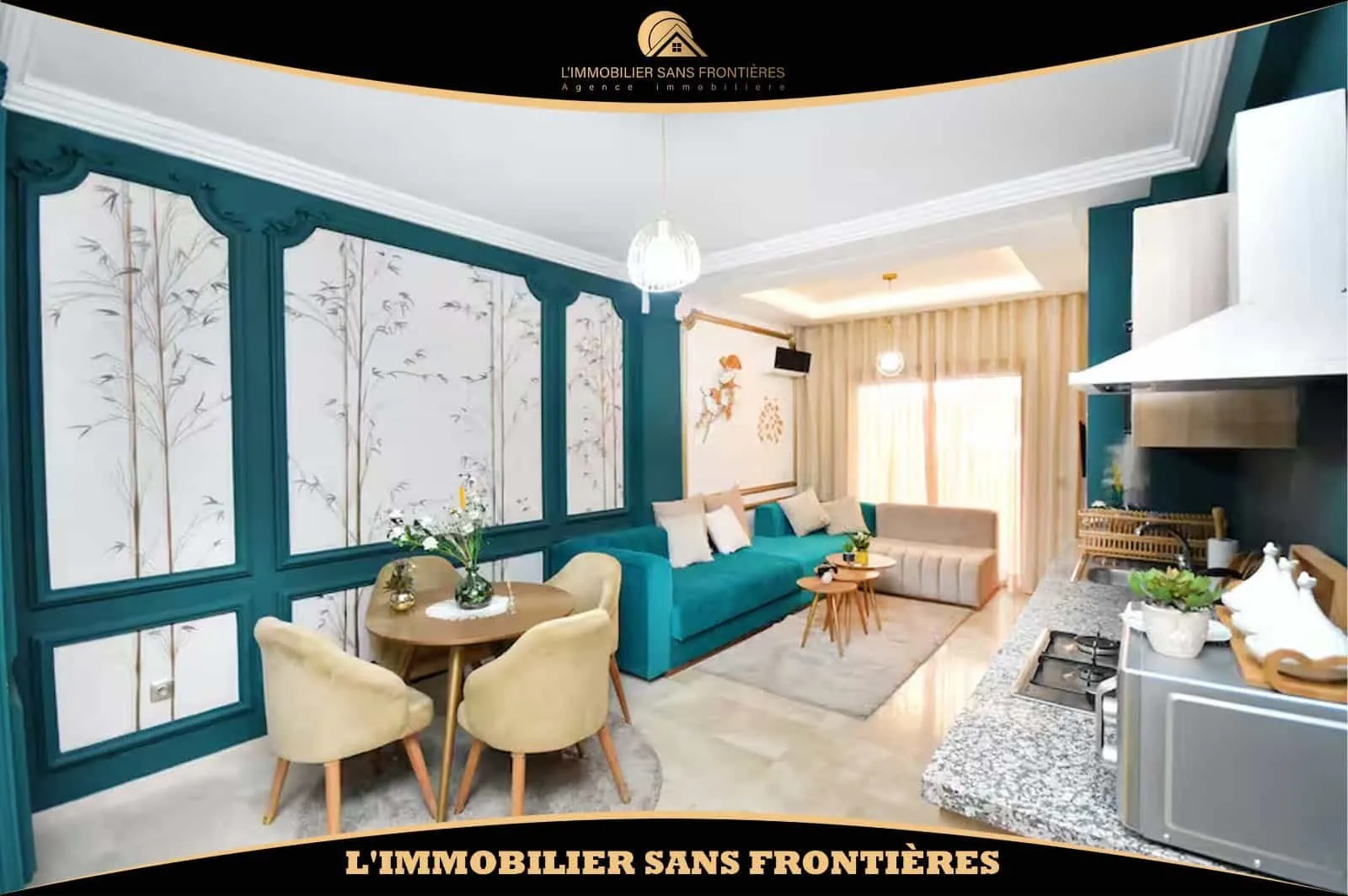 Studio meublé à vendre à Guéliz, 53 m², Marrakech - مراكش