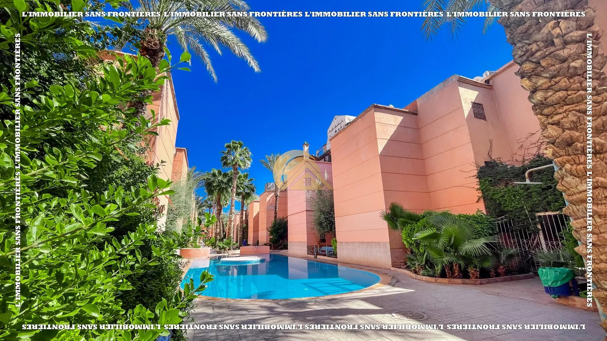 Triplex vide à Aïn Itti, Piscine collective + 49 m², Marrakech : à vendre - مراكش (2)