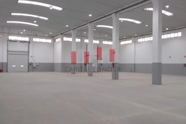 Hangar industriel aux normes internationales de   2200 m2 de surface couverte a la location au sein du parc industriel Sapino - الدار البيضاء (3)