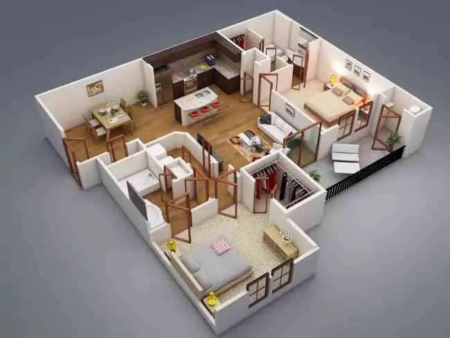 Appartement 3 chambres 80 m2 à sidi rahal à 5 min de la plage - سيدي رحال
