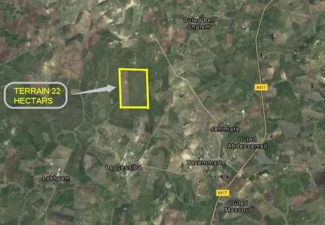Terrain 220000 m2 à JBEL LAHBIB - مراكش