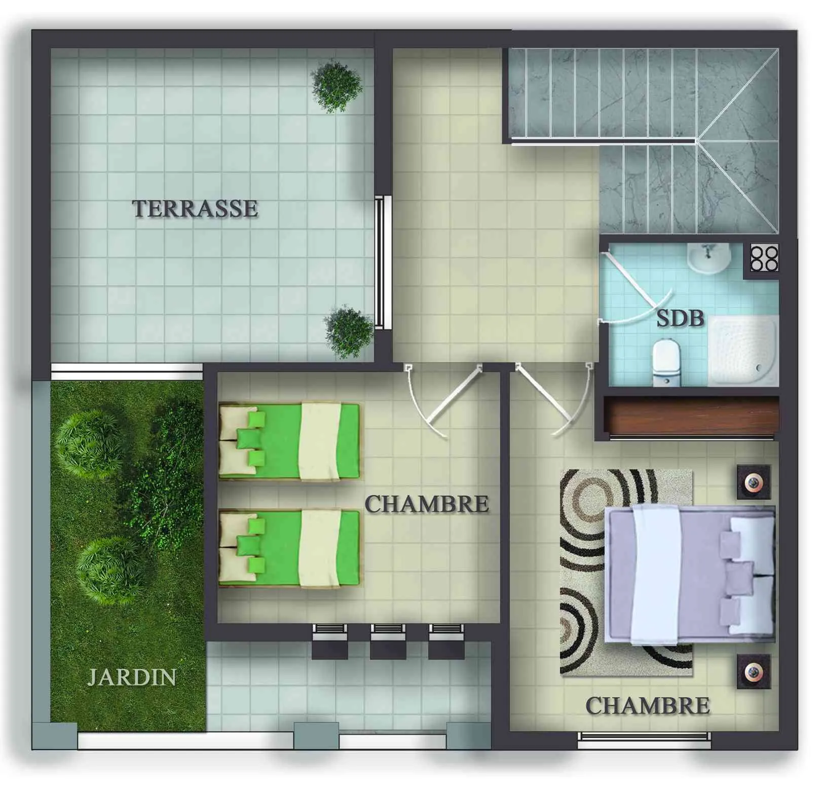 Maison individuelles R+1 à Andalous - وجدة (3)