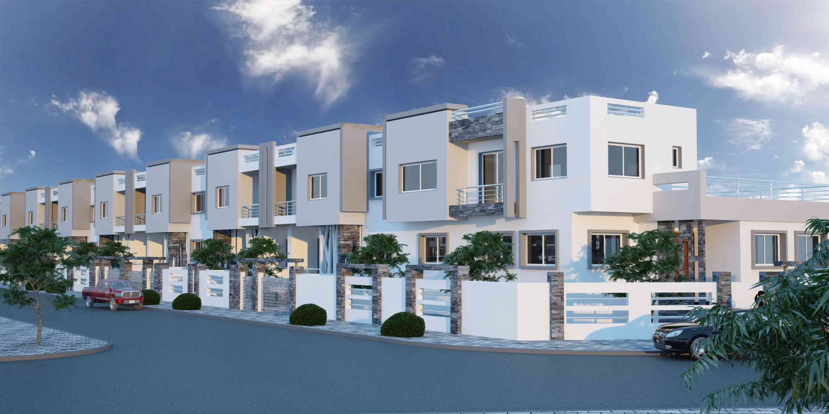 Villas semi finie secteur Marjane - طنجة
