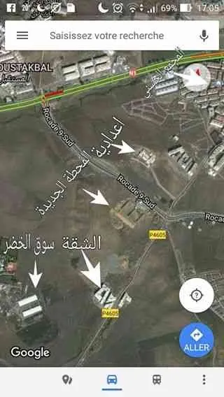 Terrain 2420 m2 à Tanger - طنجة