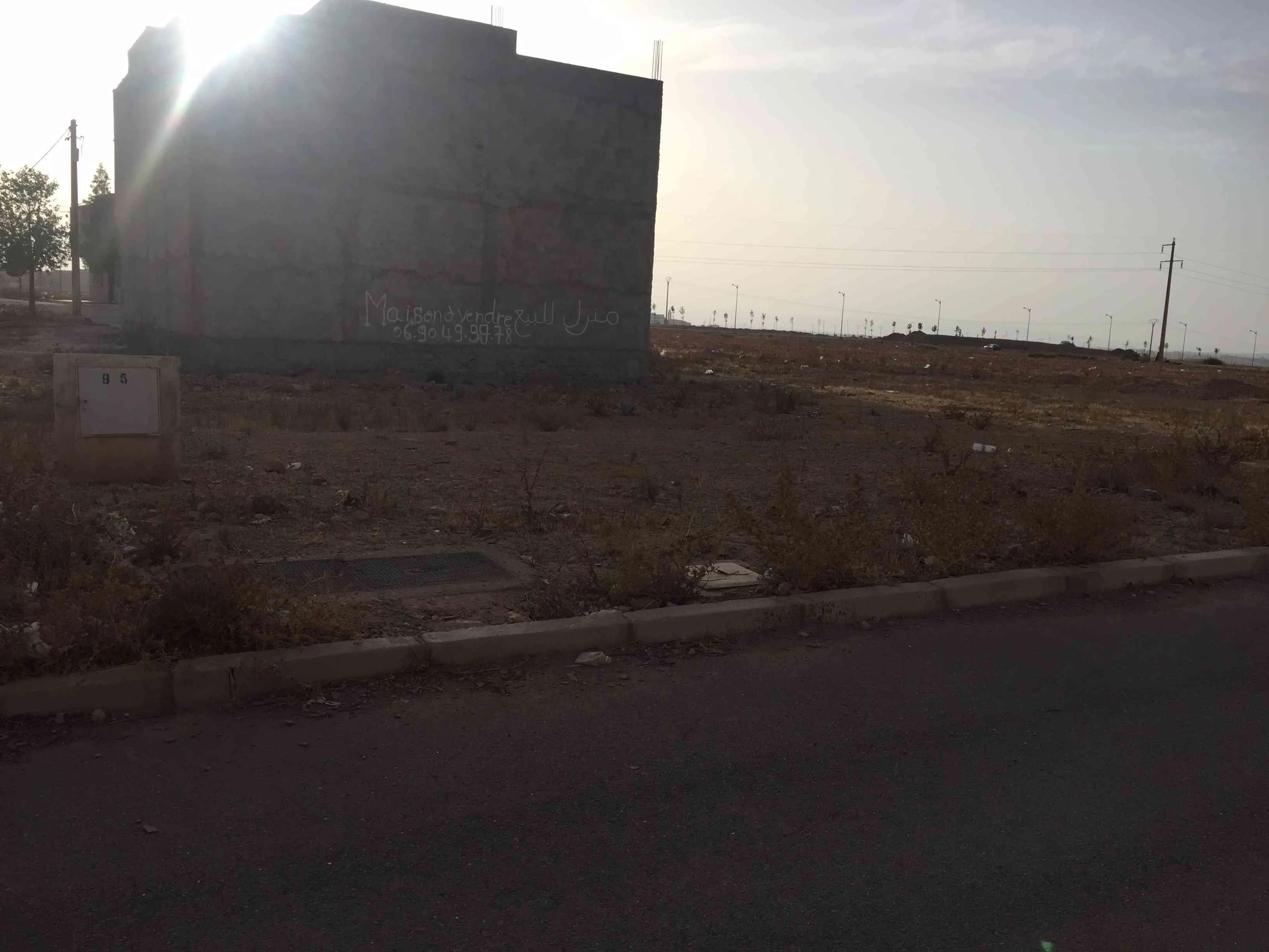 terrain à hay al andalous - وجدة