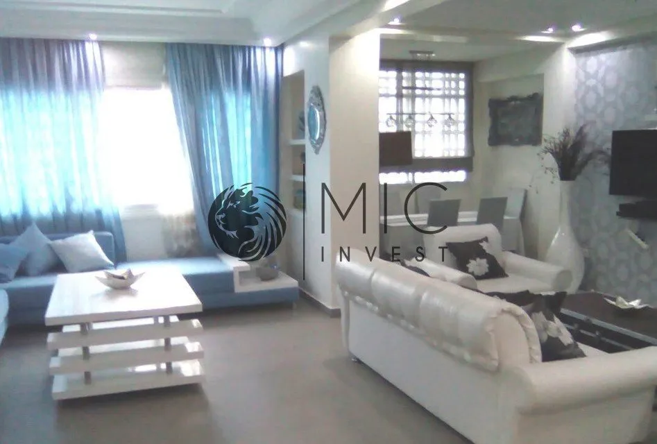 SUPERBE APPARTEMENT MEUBLÉ DE  120 M² DE GRAND STANDING - الرباط